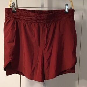 Avia Women's Dark Red Athletic Shorts